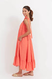 Haven Brasilia Maxi Dress Coral - Size S