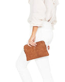 Elms & King Bowery Wallet - Tan Pebble