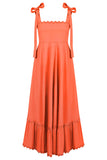 Haven Brasilia Maxi Dress Coral - Size S