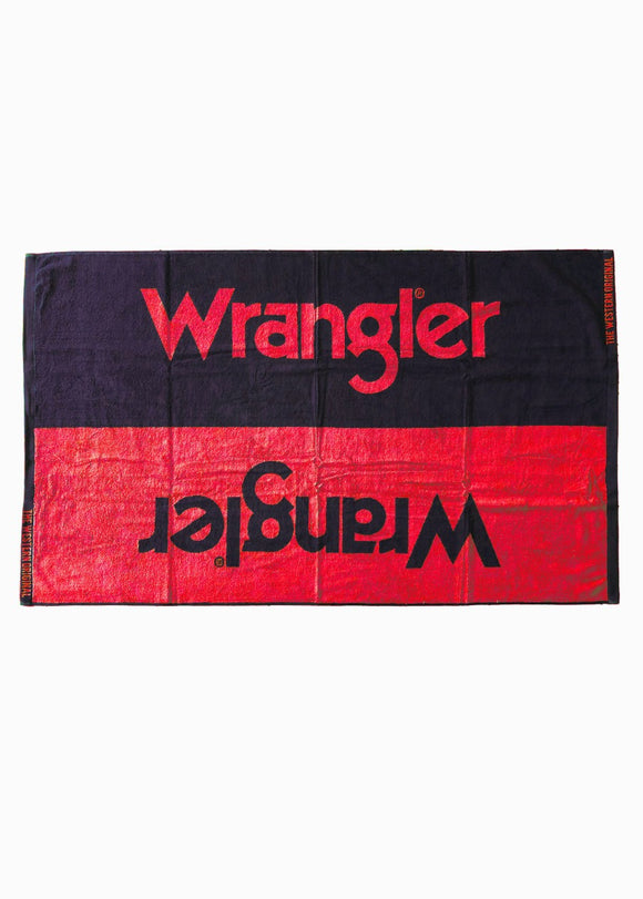 Wrangler Logo Towel Navy/Red