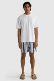 ORTC Hamelin Stripe Swim Shorts-  Bark & Mist Blue - Size XL