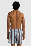ORTC Hamelin Stripe Swim Shorts-  Bark & Mist Blue - Size XL