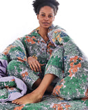 Kip & Co Atrium Lilac Flannelette Adult LS Shirt & Pant Pyjama Set