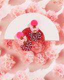 Martha Jean Boat earrings Pink
