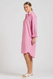 Shirty The Popover Shirt Dress - Pink Combo - Sizes S, M & L