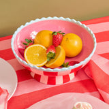 Annabel Trends Linen Tablecloth Large 300cm - Red Stripe