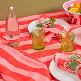Annabel Trends Linen Tablecloth Large 300cm - Red Stripe