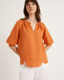 YARRA TRAIL RIVIERA TOP GINGER - SIZE 14