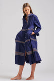 Shirty Sandy Relaxed Tiered Dress - Navy - Sizes S, M & XL
