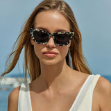 Status Anxiety Desolate Sunglasses - White Tort