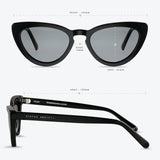 Status Anxiety Sunglasses Villian - Black