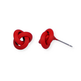 Ruby Olive Love Me Knot Stud Earrings - Various Colours
