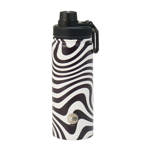 Annabel Trends Watermate Stainless Drink Bottle – 550ml - Hypnotic Swirls