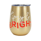 Annabel Trends Wine Tumbler Double Walled - Tipsy & Bright