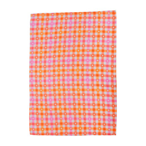 Annabel Trends Linen Tea Towel - Daisy Gingham