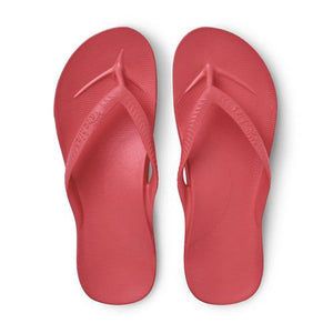 Archies Arch Support Thongs - Coral