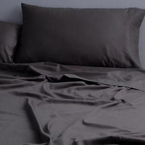 Canningvale Alessia Bamboo Cotton Sheet Set - DB - Various Colours