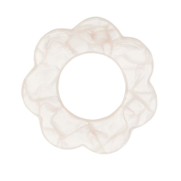 Annabel Trends Scallop Edge Napkin Rings - Pearl 4pc