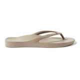 Crystal Archies Arch Support Thongs - Taupe