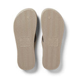 Crystal Archies Arch Support Thongs - Taupe