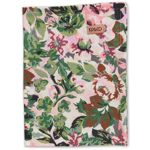 Kip & Co Garden Path Floral Linen Tea Towel