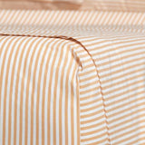 Modella Mini Stripe Canningvale Sheet Set - Honey