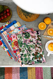 Kip & Co Garden Path Floral Linen Tea Towel