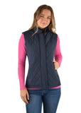 Thomas Cook Womens Patricia Vest - Navy/Rose Gold