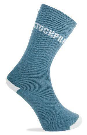 Stockpile Outback Socks - Men's 2-8 - Denim Blue
