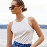 Status Anxiety Villian Sunglasses - White Tort