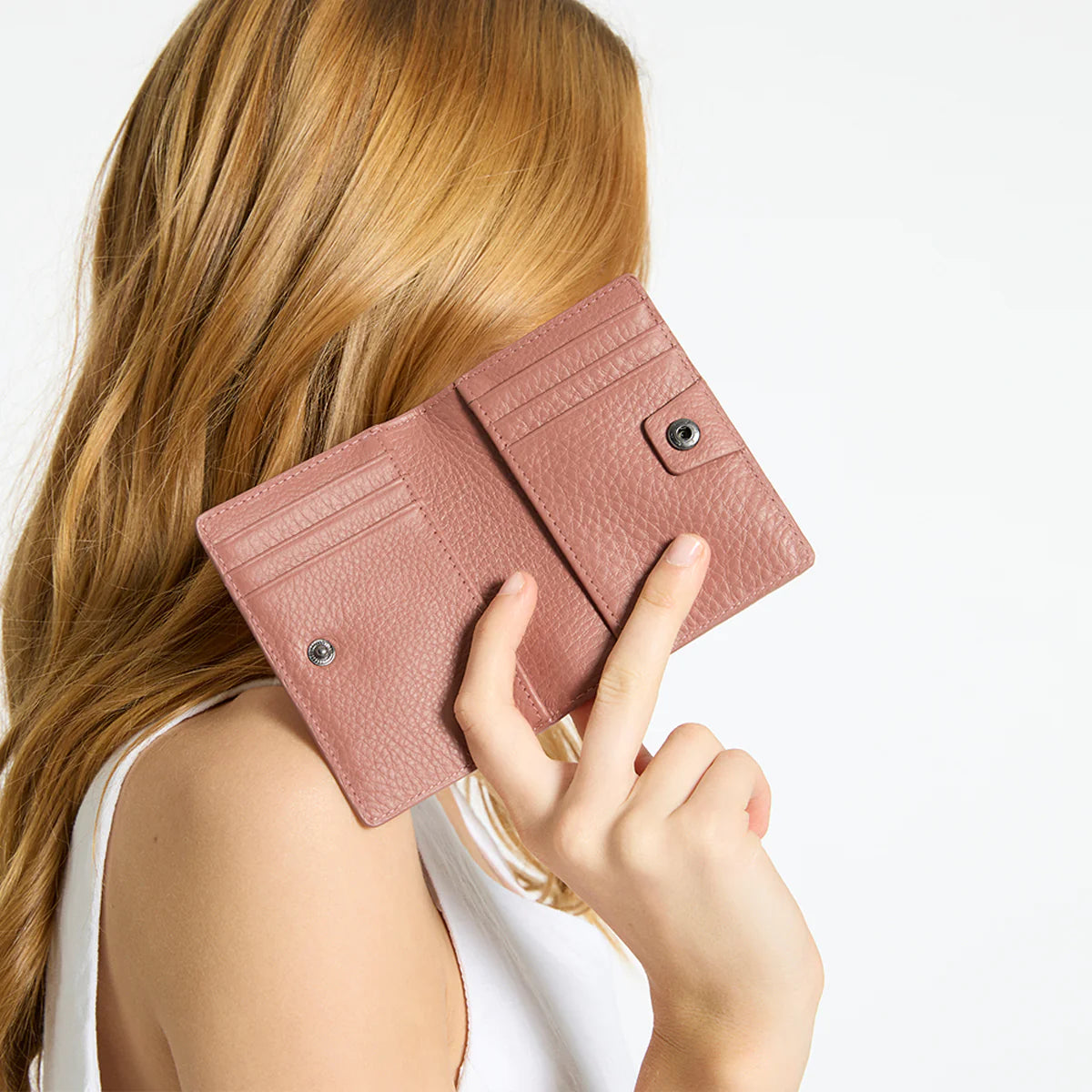 Status Anxiety Easy Does It Card Holder - Dusty Rose – The Linen