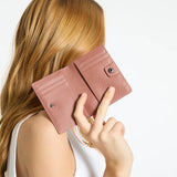 Status Anxiety Easy Does It Card Holder - Dusty Rose