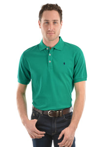 Thomas Cook Mens Tailored Polo - Pepper Green
